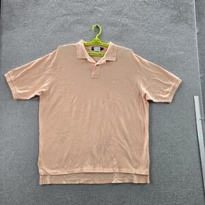 Polo Ralph Lauren Men Polo XXL Peach Embroidered Logo Short Sleeve